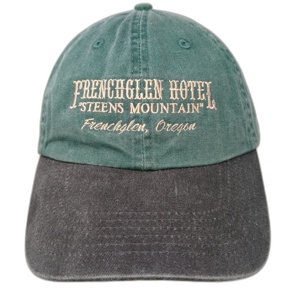Fahrenheit Frenchglen Hotel Steens Mountain Green Gray Baseball Cap One Size Hat